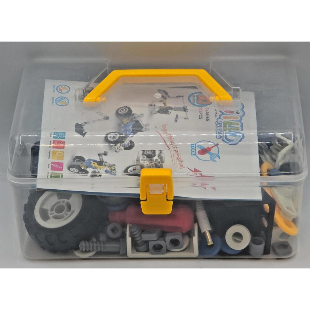 STEM Toys 10 in 1 -  Electric Building Toy Cars - *Missing Parts*